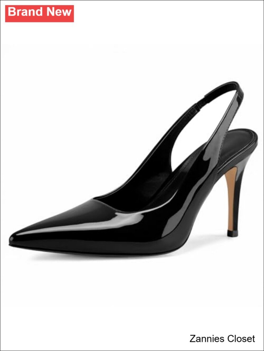 ✨ Slingback Heels Pointed Toe Stiletto Pumps
